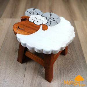 Wooden Stool Ram by Mango Trees