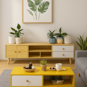 Modern Living Room TV Stand Table Set by Unbranded