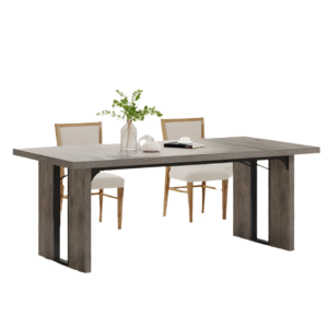 Rustic Rectangular Dining Table by Unbranded