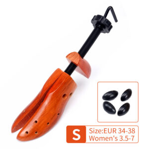 PCS Brown Adjustable Wooden Shoe Stretcher for Women