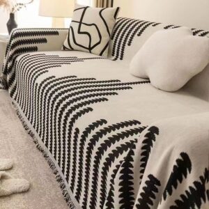 -piece full -cover line sofa towel 180*340cm by Elosung