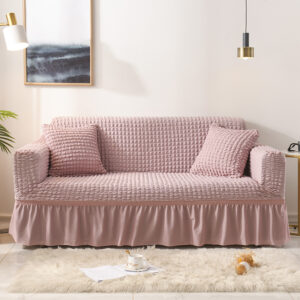 sofa cover-pink (305-360cm) by Elosung