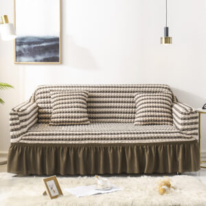 sofa cover-two-color coffee (305-360cm) by Elosung