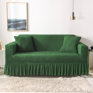 sofa cover green (305-360cm) by Elosung