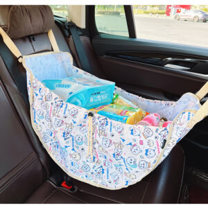 Car Back Seat Organizer Hammock - Portable Storage Solution by Elosung