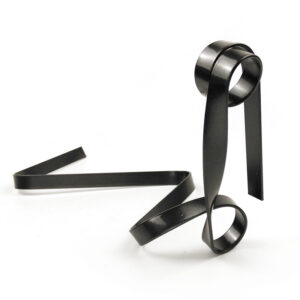 Modern Ribbon Wine Bottle Holder - Creative Floating Wine Rack for Home and Bar Décor by Elosung