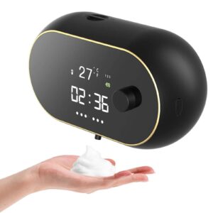 Wall-Mounted Automatic Foam Soap Dispenser with LED Display by Elosung