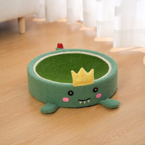 Dinosaur Cat Scratching Post and Lounger - 41cm Cat Claw Proof Basin by Elosung