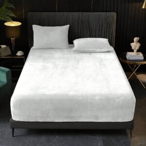Plush Crystal Velvet Fitted Sheet - Ultra Soft