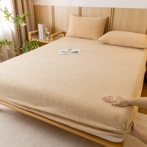 Plush Crystal Velvet Fitted Sheet - Ultra Soft