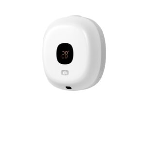 Wall-Mounted No-Drill Automatic Foam Soap Dispenser - Infrared Sensor for Bathroom