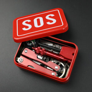 SOS Survival Kit - 194 g Emergency Multi-Tool Set for Outdoor Adventures by Elosung