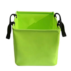 25L Collapsible Bucket - Heavy-Duty PVC Waterproof Folding Pail for Fishing