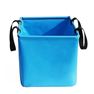 25L Collapsible Bucket - Heavy-Duty PVC Waterproof Folding Pail for Fishing