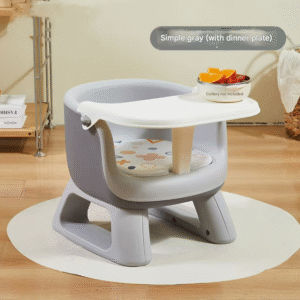 Baby Floor Seat & Booster Dining Chair with Removable Tray - Safe