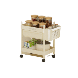 multifunctional storage rack (with hanging basket) by Elosung